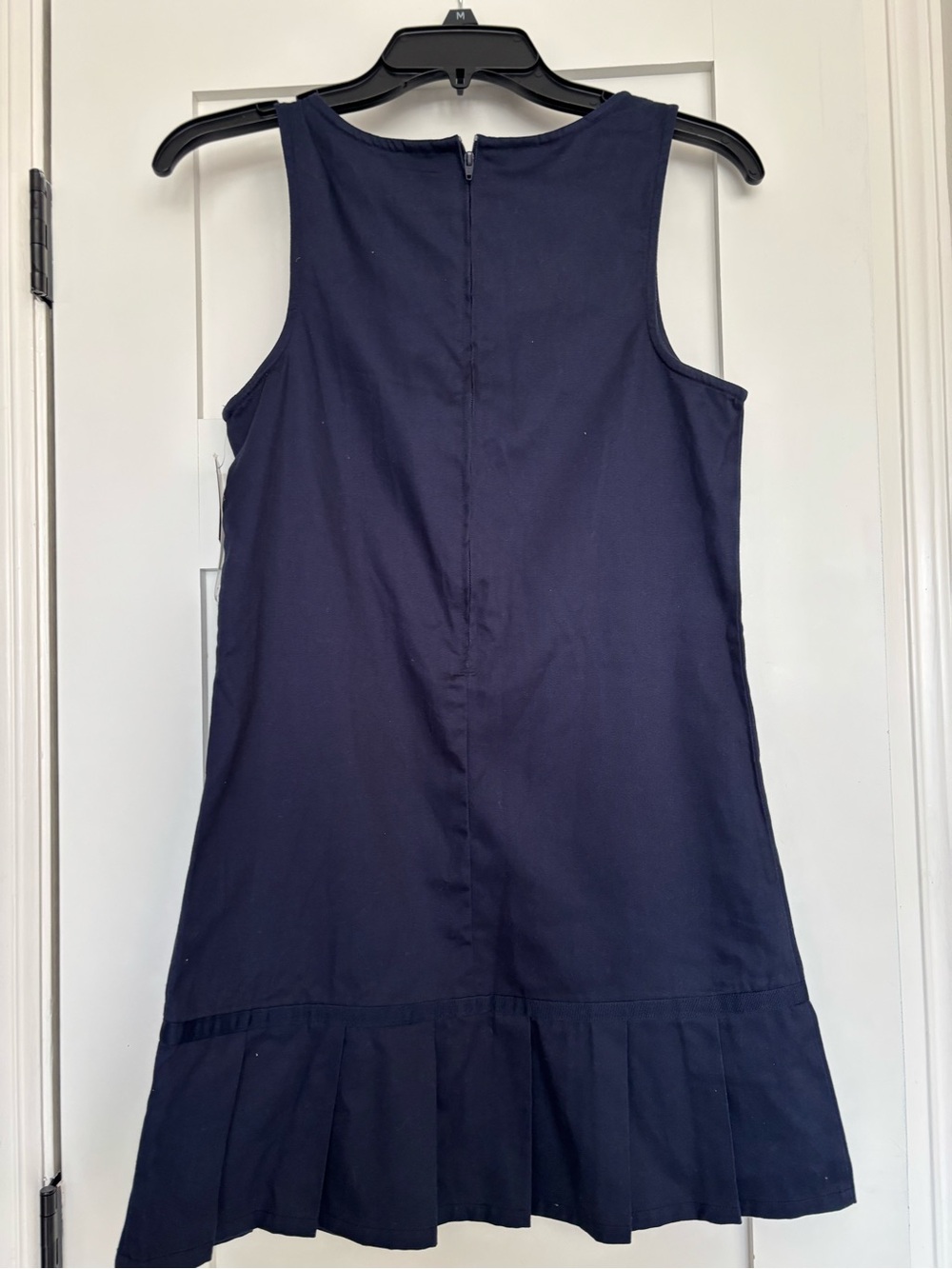 French Toast Navy Sleeveless Pleated-Hem School Jumper Dress - Picture 6 of 9